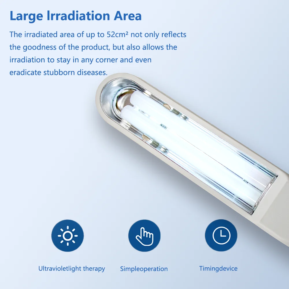 UVB 311nm Phototherapy Vitiligo Excimer NarrowBand Lamp Psoriasis Spots Eczema Skin Disease Ultraviolet Therapy Light