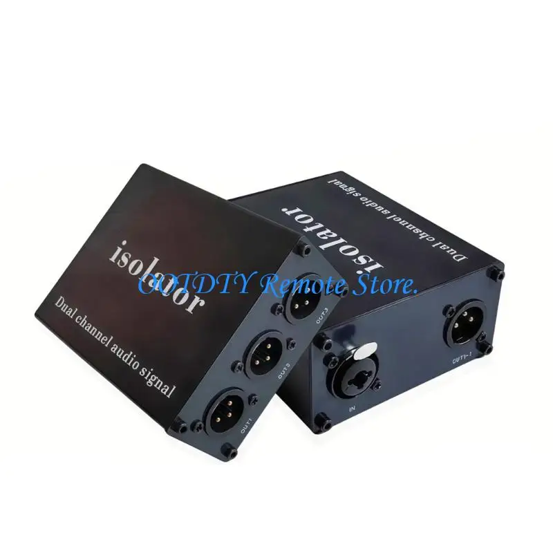  Passive XLR Auditory Isolator Box for Desktop Routing and Studio Use