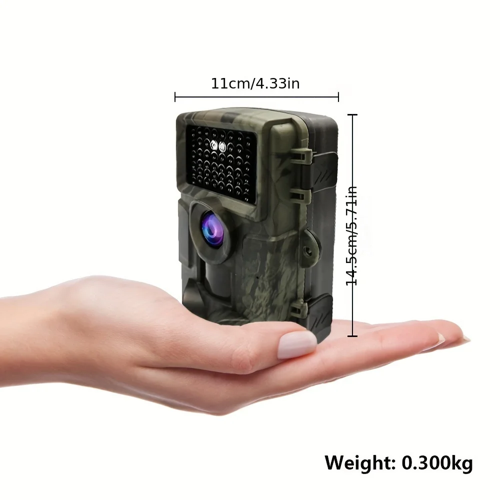 Wireless 60MP Night Vision Camera - Waterproof, Infrared Sensor, Intelligent Digital Camera With Card Reader And 32GB Card