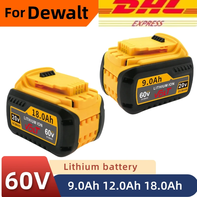 

☝ 20V/60V 6.0Ah para batería de herramienta eléctrica Dewalt DCB206 DCG405 DCD791 DCF922 DCF850 DCD805 batería de herramienta