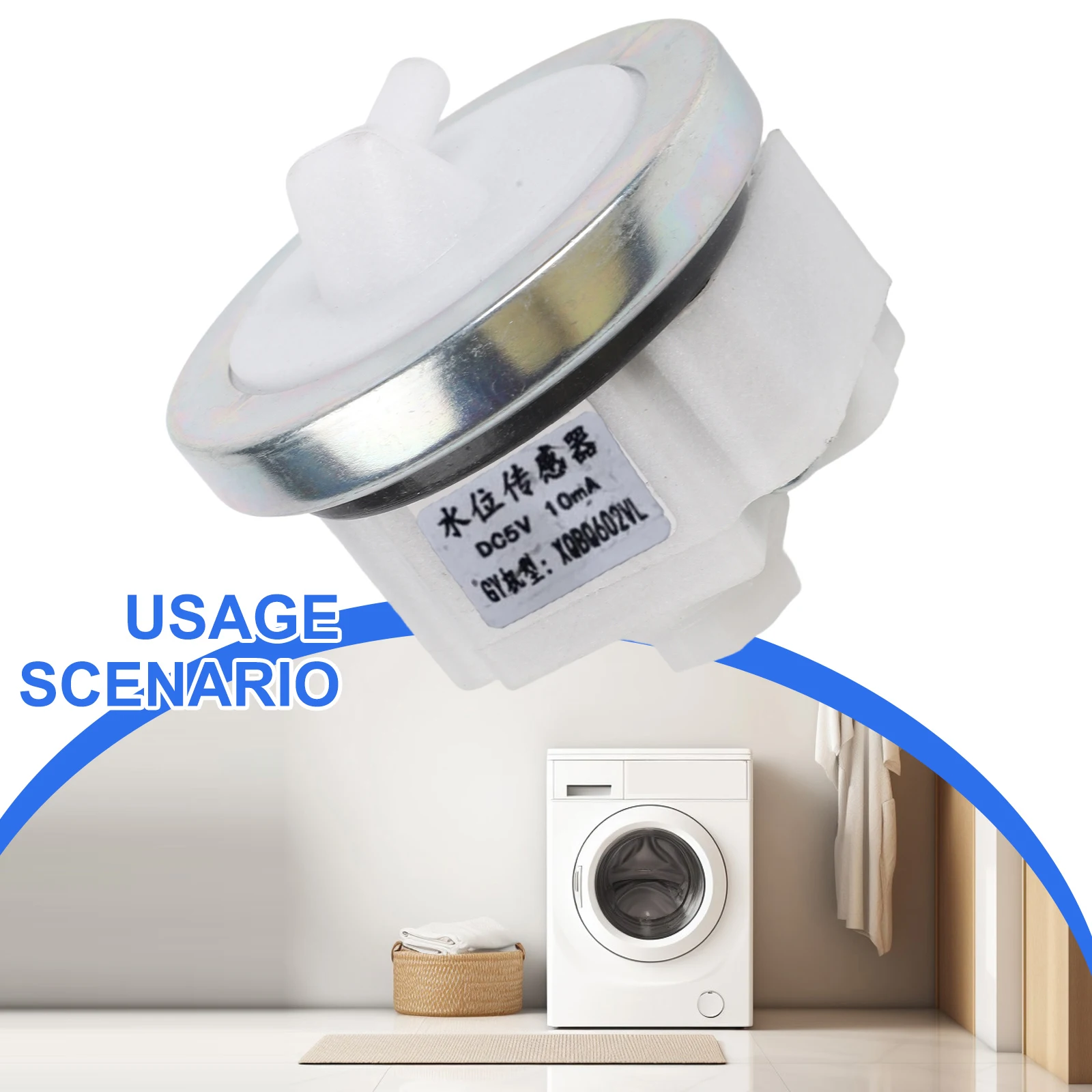 Laundry Room Washer Pressure Sensor Washing Machine Sensor Easy Installation Sturdy Construction Excellent Technology