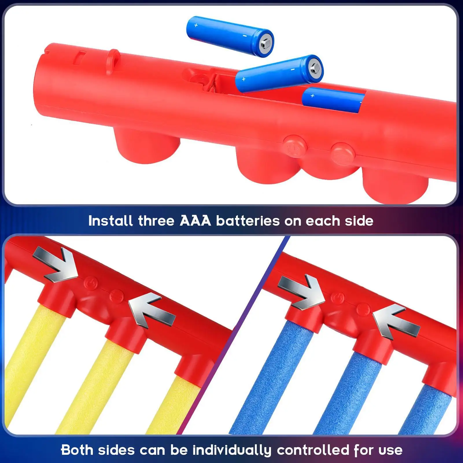 لعبة منعكسة - لعبة تنسيق عين اليد ووقت رد الفعل مع أعواد السقوط، تحدي تفاعلي للأطفال والعائلة والداخلية