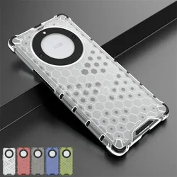 Honeycomb Shockproof Armor Case for Honor Magic 8 7 6 5 Lite X9A/B/C/D 400 200 Pro  Translucent TPU PC Shcokproof Protect Cover