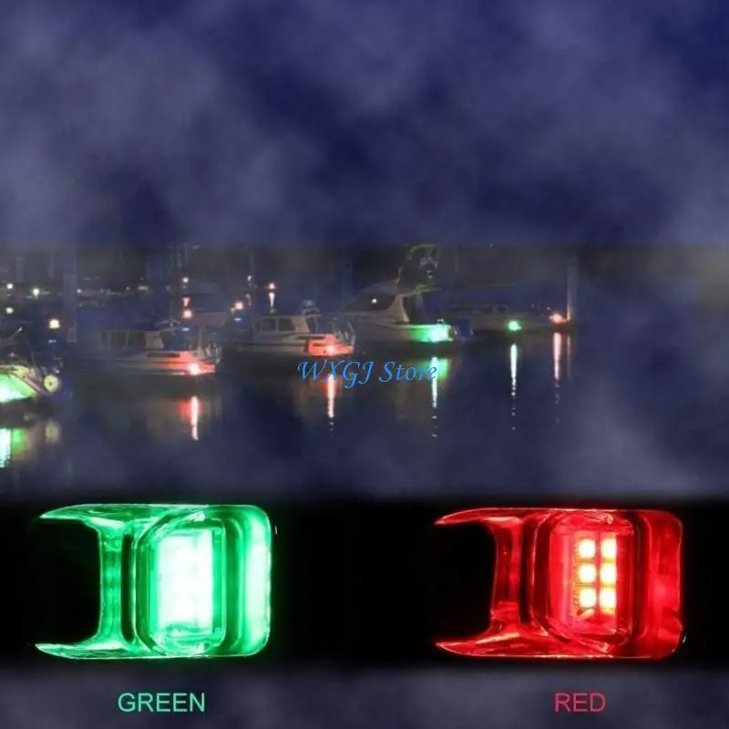 

37JE 12V LED Navigation Lights for Pontoon Front Boats Safe Night Sailing with Professional Manufacturing Stable Performances