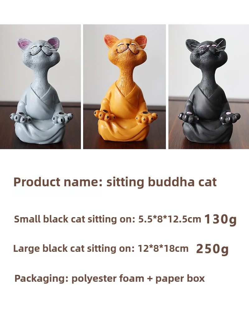 Calm down and meditate, participate in Zen creativity, funny cats and  ornaments, tabletop animals, succulent plants, bonsai,