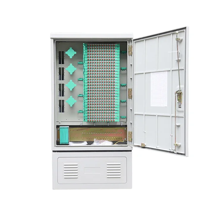 

China Factory Seller Outside Fiber Optic Distribution Cabinet Fiber Optic Patch Panel Cabinet