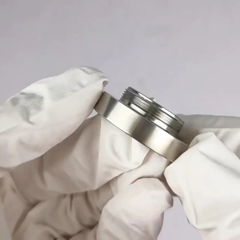 Anneau adaptateur en acier inoxydable 304, filetage M25 M26 M27 M32, pour objectif de Microscope métallographique avec Surface argentée brillante