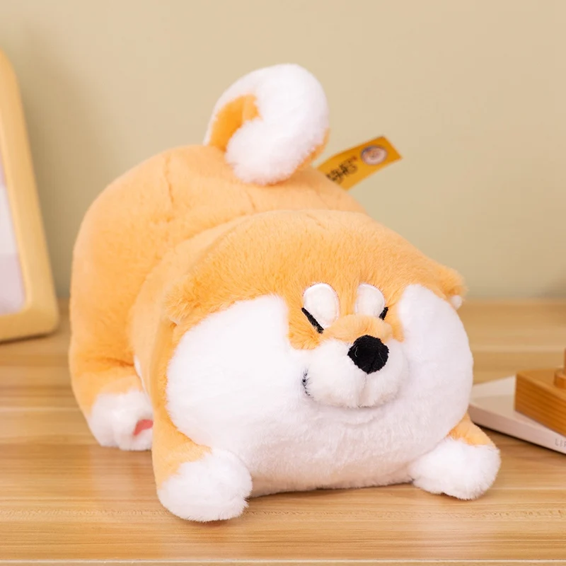 Kawaii Anime Smile Shiba Inu Series Plush Toys Soft Comfy Cute Posture Shiba Inu Doll Funny Accompany Doll For Children Pet Toys