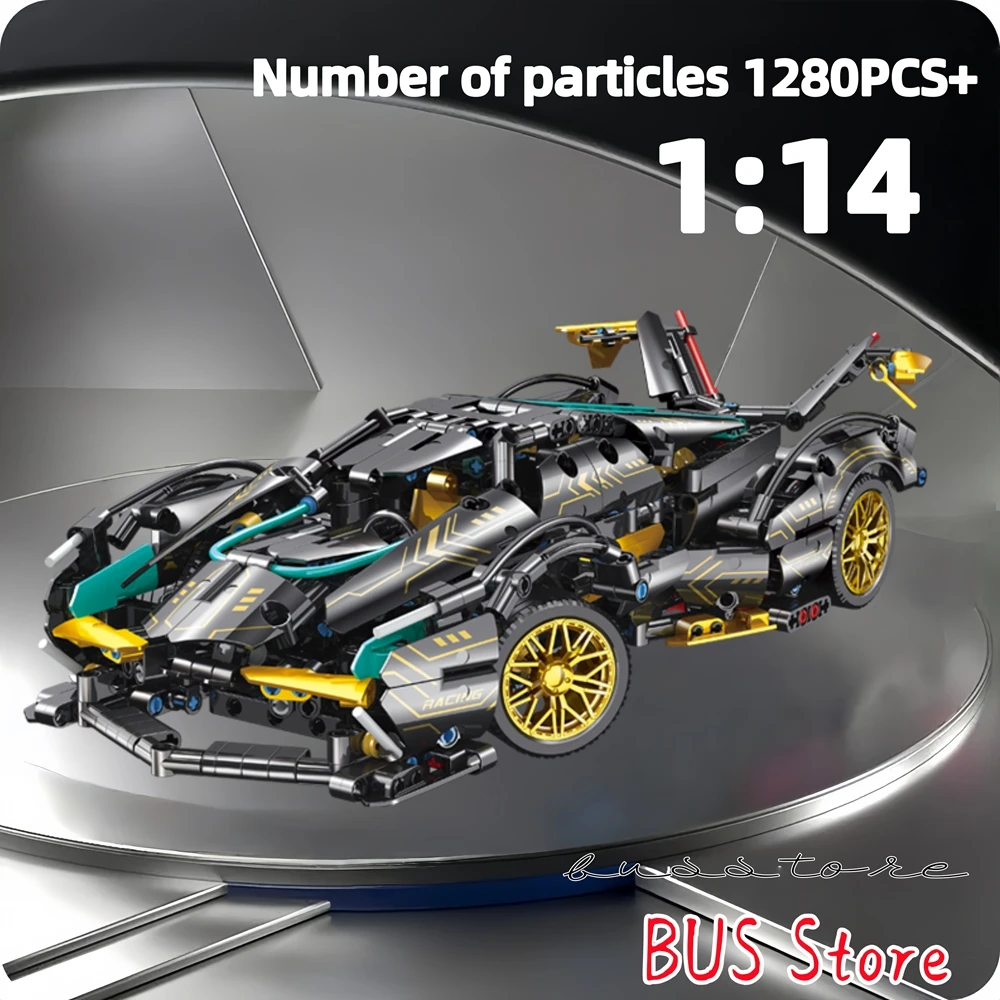 1280 + 個テクニカルレーシングカーアセンブリビルディングブロックエキスパートスピード車両モデルレンガ Moc おもちゃ男の子 Educa おもちゃギフト