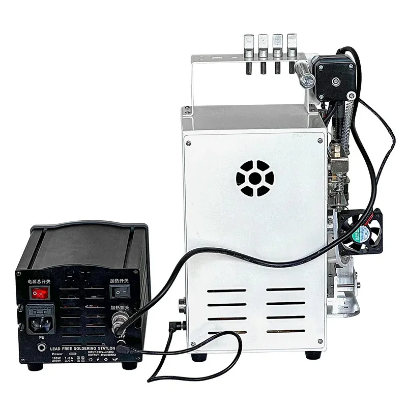 Multi-function Combination Soldering Machine 220V/110V Semi Automatic Foot Operated Soldering Station USB Plug Welding Equipment