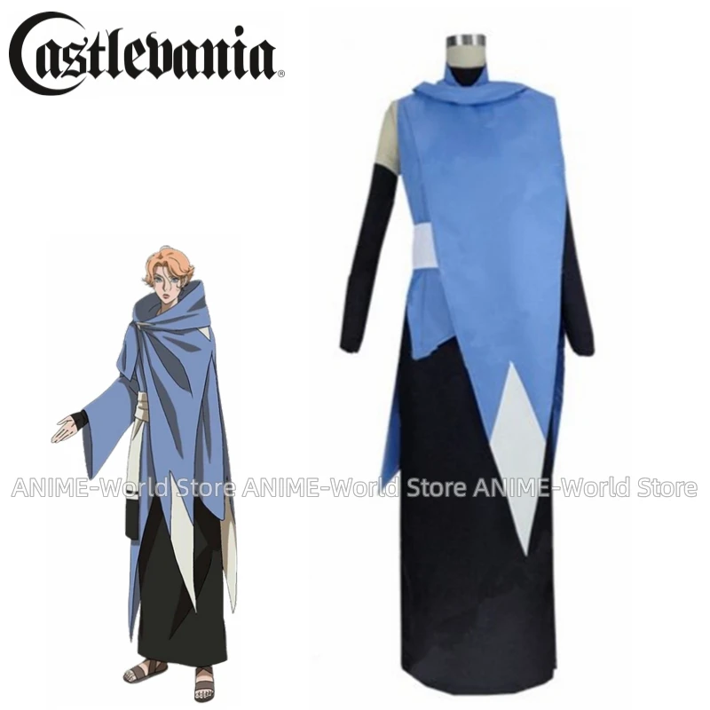 

Halloween Castlevania Cosplay Sypha Belnades Dress TV Cosplay Costume Adult Deluxe High Quality Custom Made Anime Movie