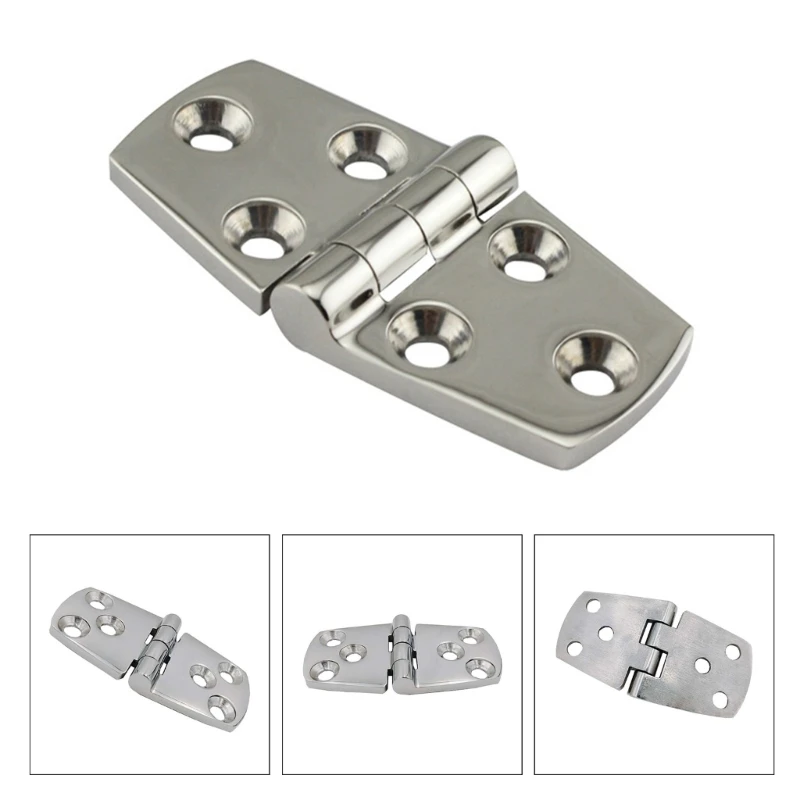 Dinghy Home Desk Marine Grade Stainless Steel Hinge for Yacht Boat Door Hinges Window Cabinet Furniture Fitting Hardware L9BC