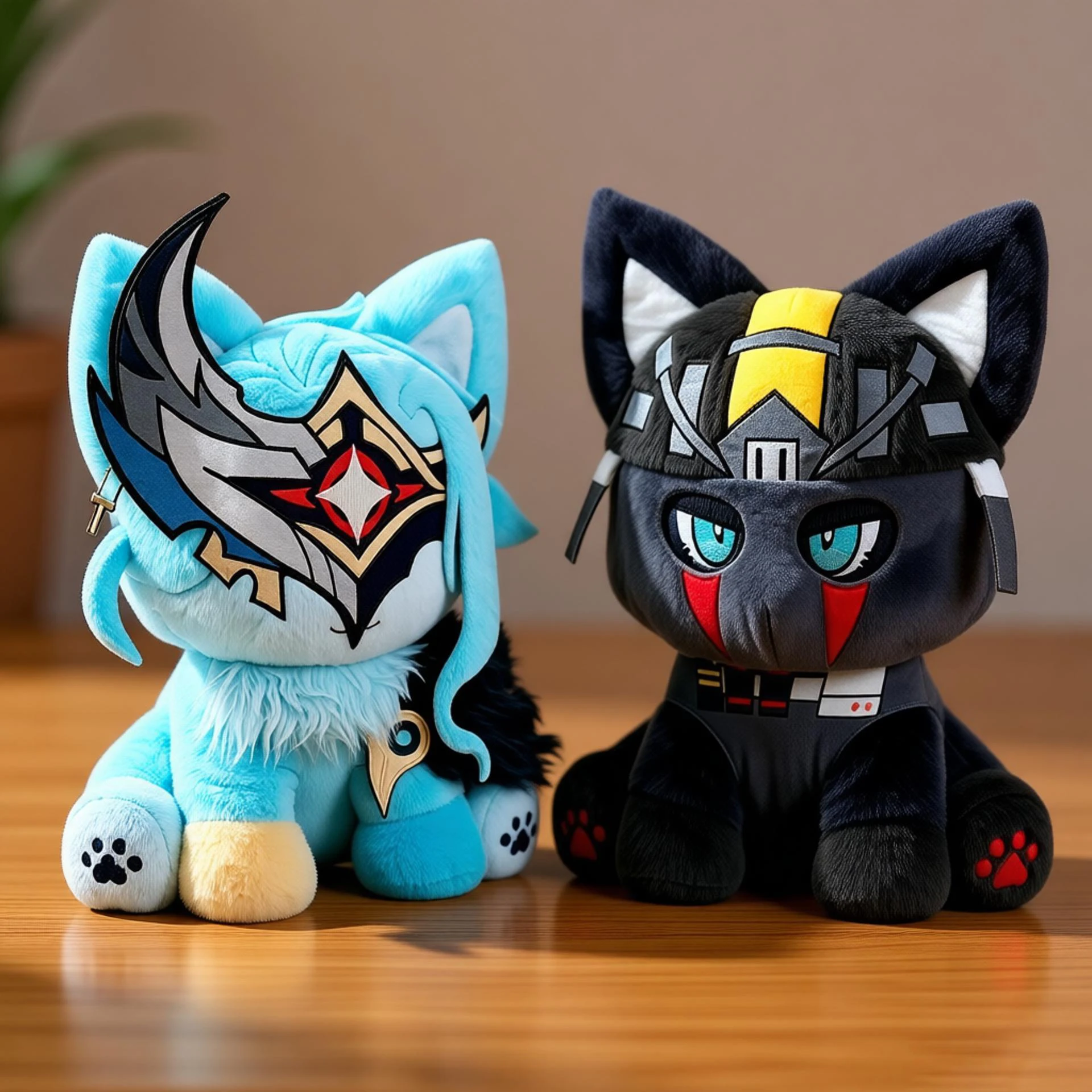 新しい-25-センチメートル原神インパクトドットーレ猫ぬいぐるみザンディクドクター猫コニグニャーアニメぬいぐるみ枕家の装飾誕生日ギフト