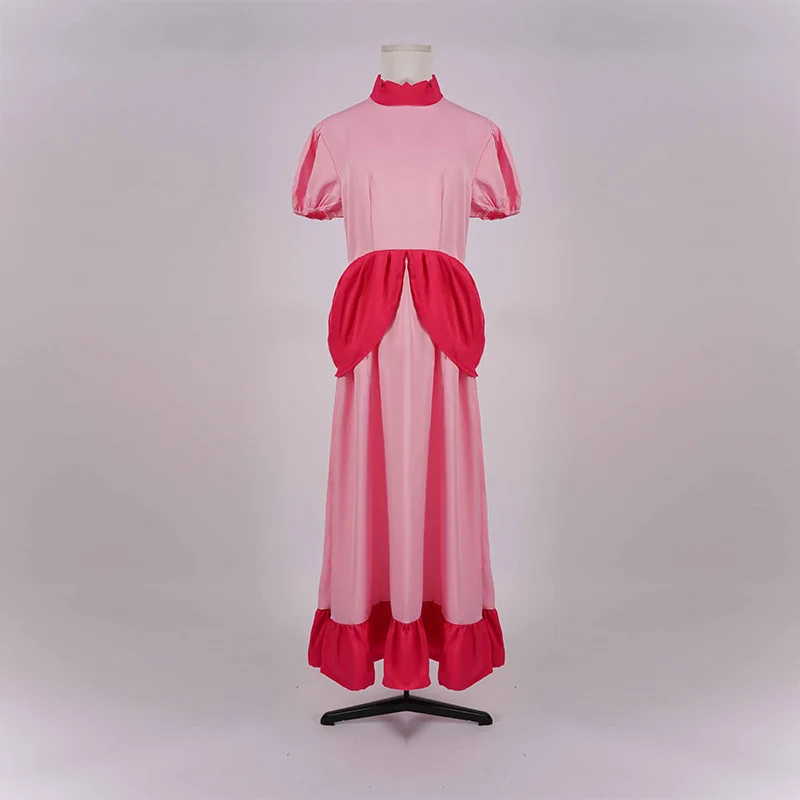 

Peach Princess Cosplay Costume Princess Daisy Cosplay Dress