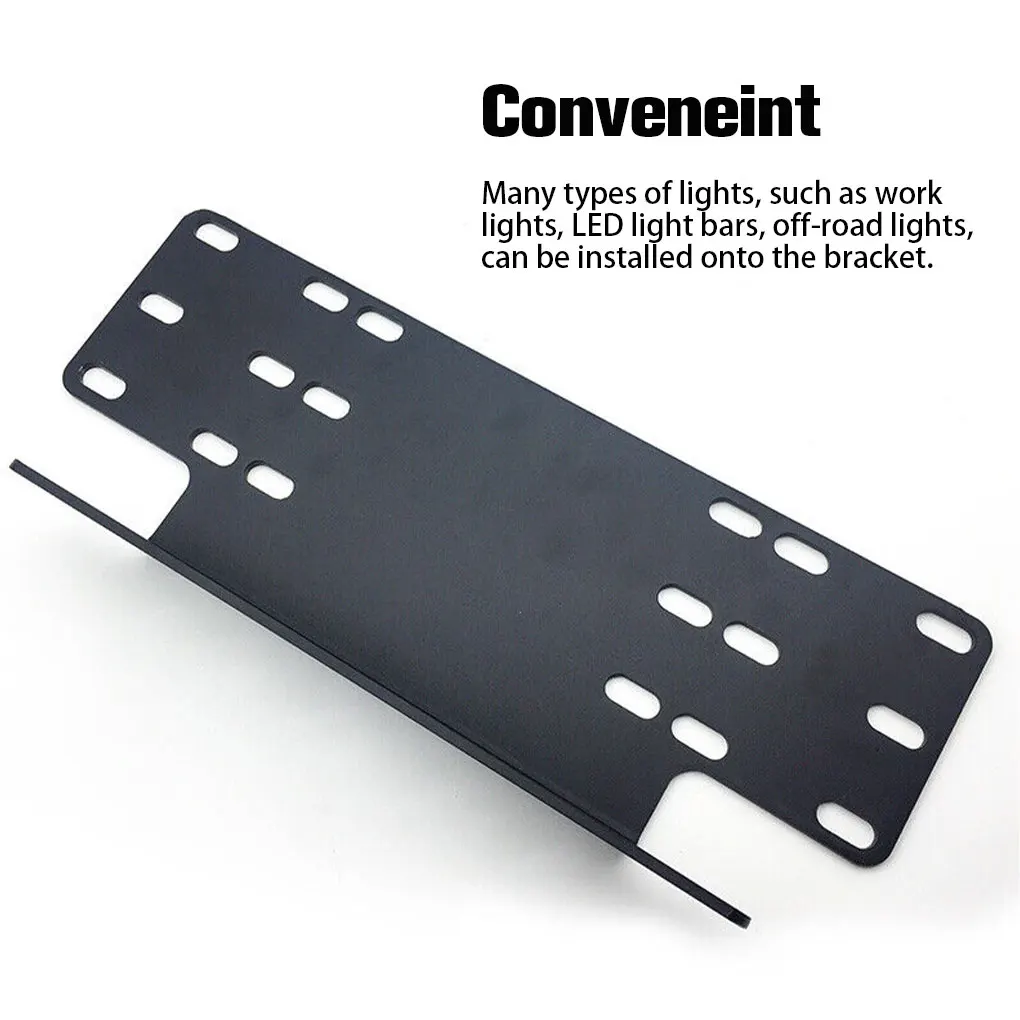 

Car Front Bumper License Plate Bracket Universal LED for Accessory