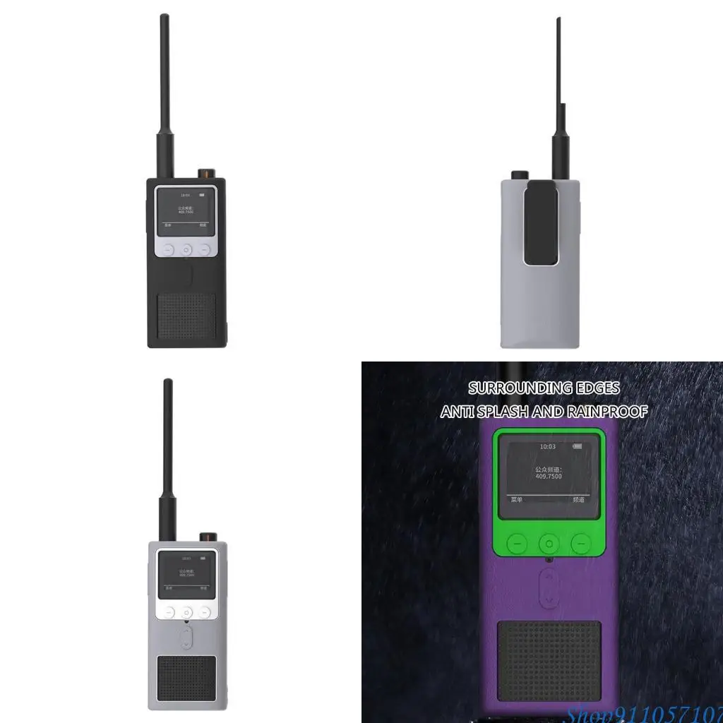 203b 2 Way Radio Soft Skin Silicone Cover Vỏ bảo vệ Trường hợp Scratchproof Fleixble House cho 3 2024