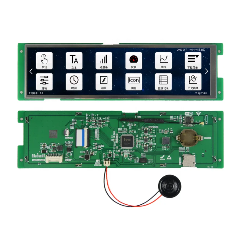 Dacai 8.8 Inch LCD Display OEM PCB factory lcd connecter module pcb for LCD display consumer electronics