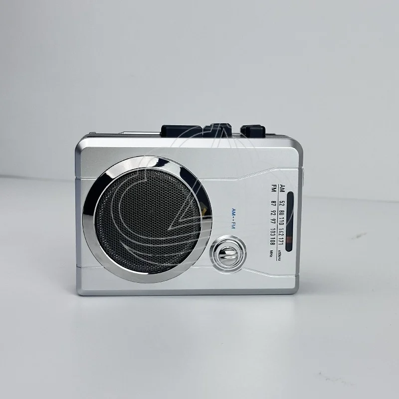 Auto Reverse Cassette Recorder AM FM Radio Retro Style Portable Tape Player Ornament