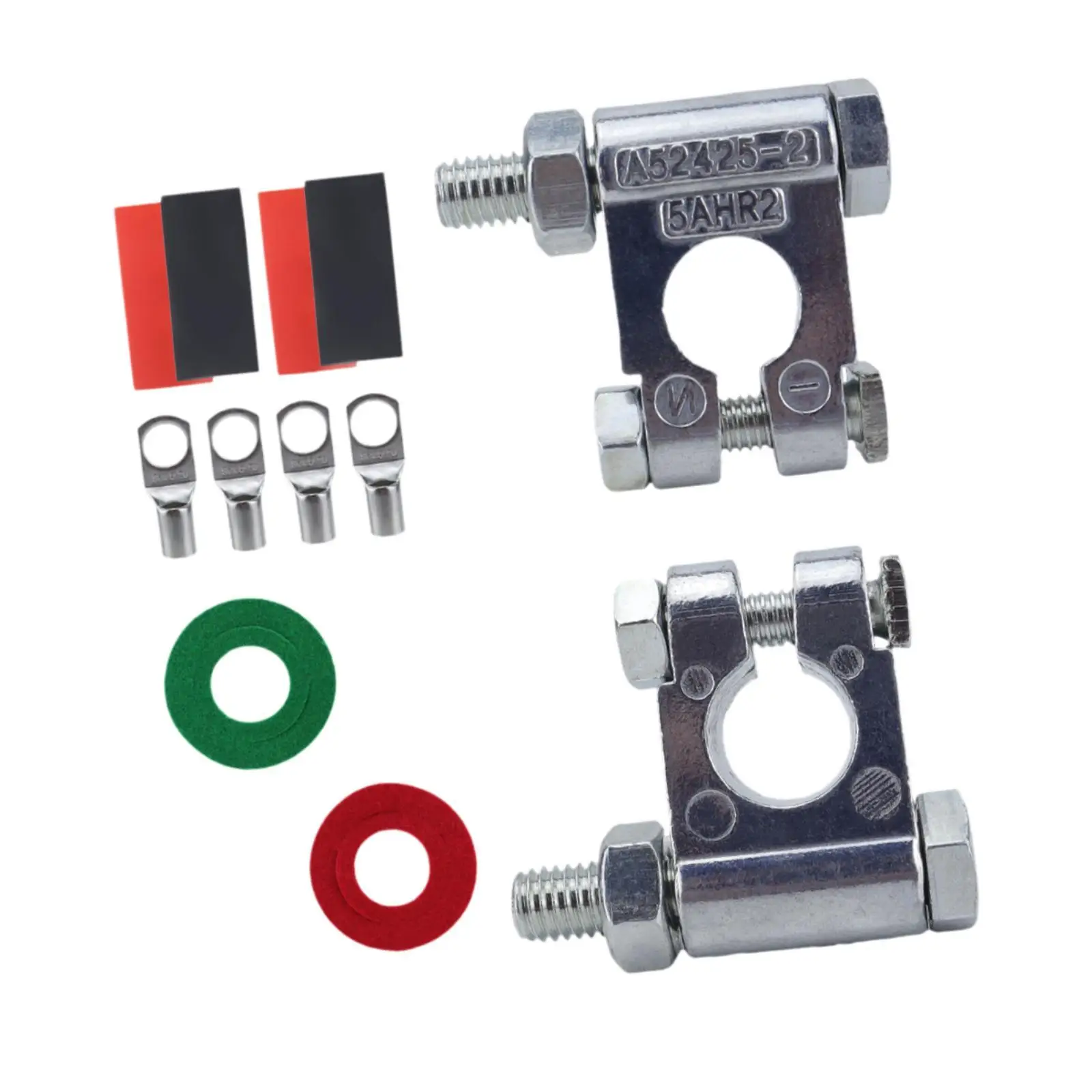 

2Pcs Generic Battery Terminal Connectors Cars Accessories Easy Installation Replaces Top Post for ATV Auto Marine Camper RV