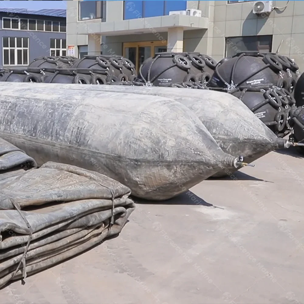 High Pressure Inflatable Ship Launching airbag Marine Rubber Airbags Refloat Float Marine for Ship Undocking/salvaging