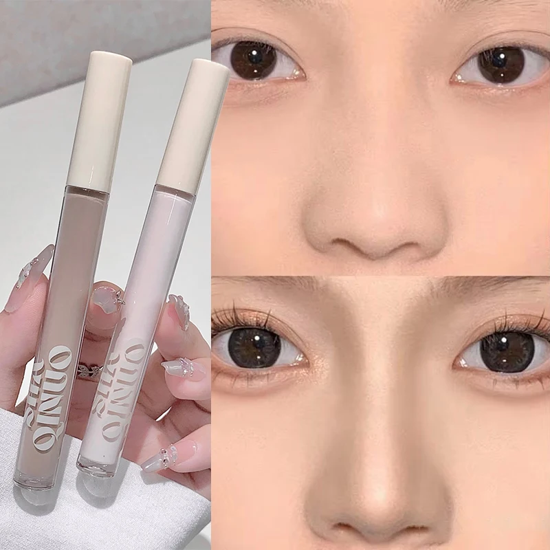 Matte Cement Grey Contouring Stick Liquid Silky Concealer Moisturizing Waterproof Pink Face Brightening Cream Nose Shadow Makeup