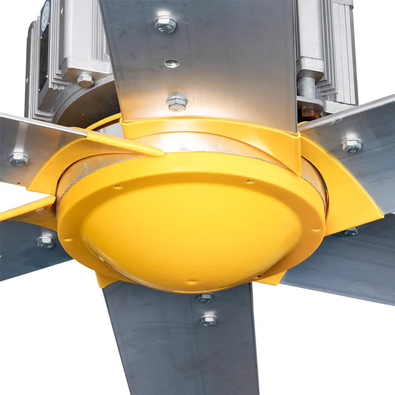 PMSM-Deckenventilatoren, 2,5 m Durchmesser, HVLS-Deckenventilatoren für industrielle Einrichtungen, getriebeloser Direktantrieb, HVLS Industrial