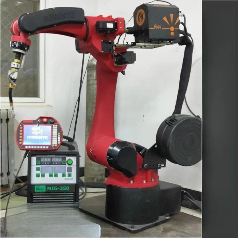 Six-axis manipulator, robotic arm robot, fully automatic welding, up and down feeding, spraying and dragging cooperation
