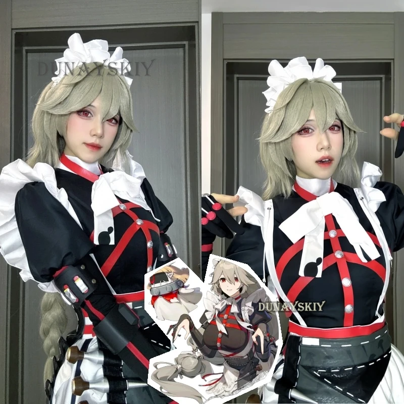 New Game Zenless Zone Zero Alexandrina Sebastiane Cosplay Sexy Costume Uniform Wig Anime Halloween Party Masquerade Women Props