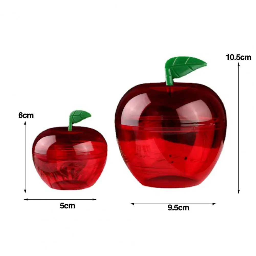 Christmas Plastic Apple Shaped Chocolate Packaging Box Festival Gift Storage Containers Candy Jewelry Display Holder Ornaments