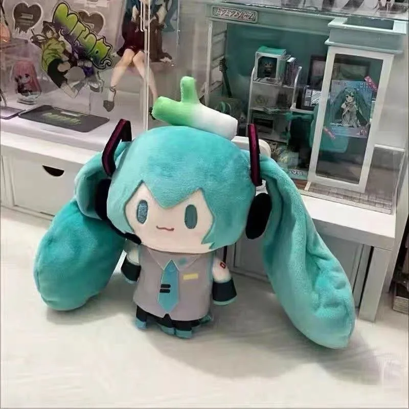 Hatsune Miku Plush Pendant Kawaii Q Version Figure Stuffed Toys Decoration Cute Anime Peripheral Plush Dolls Girl Birthday Gift