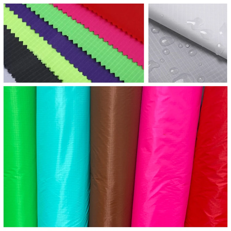 free shipping length 100cm 40D fabric ripstop nylon factory kite fabric for tent waterproof fabric octopus kites parachute Tops