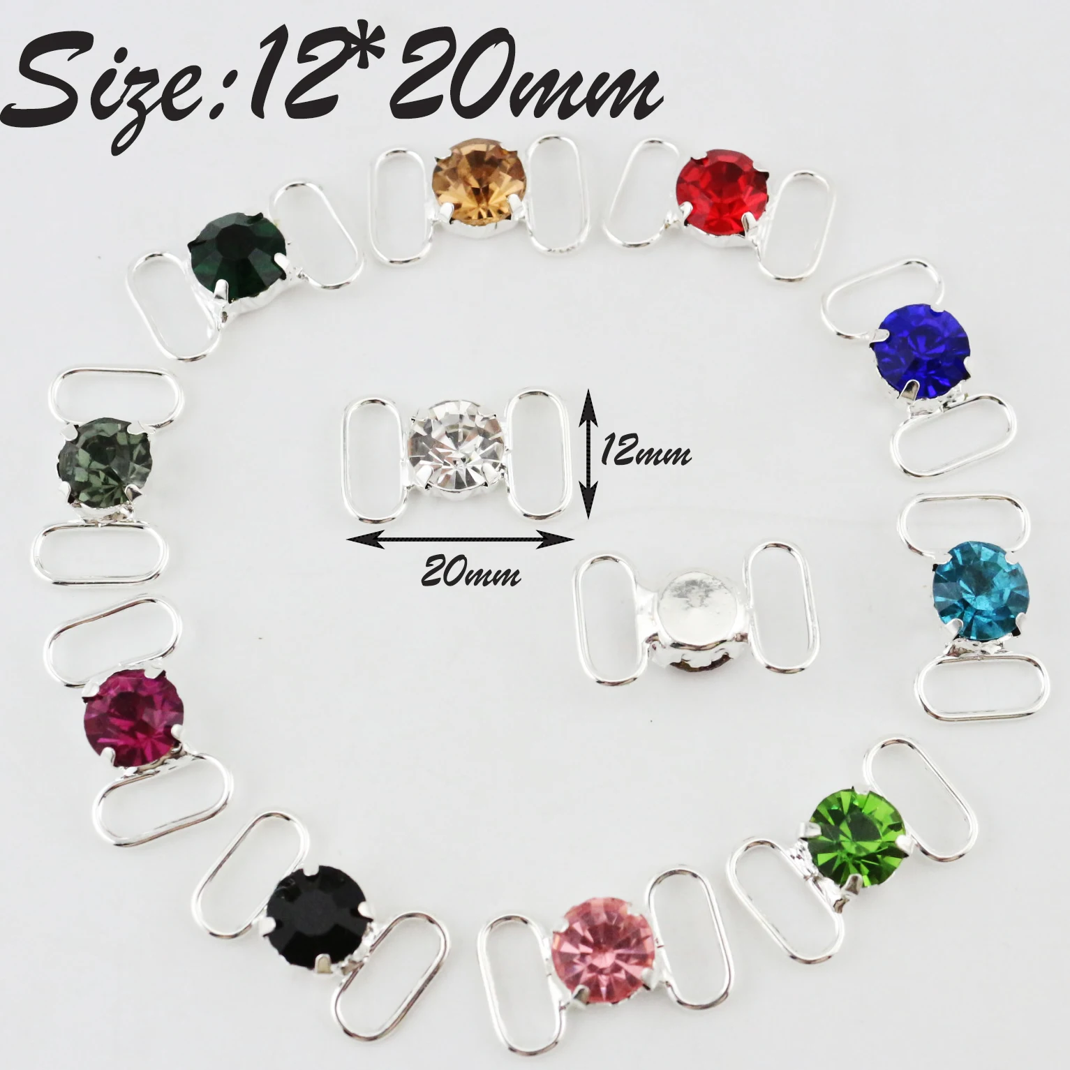 10PCS 12*20Mm Metal…