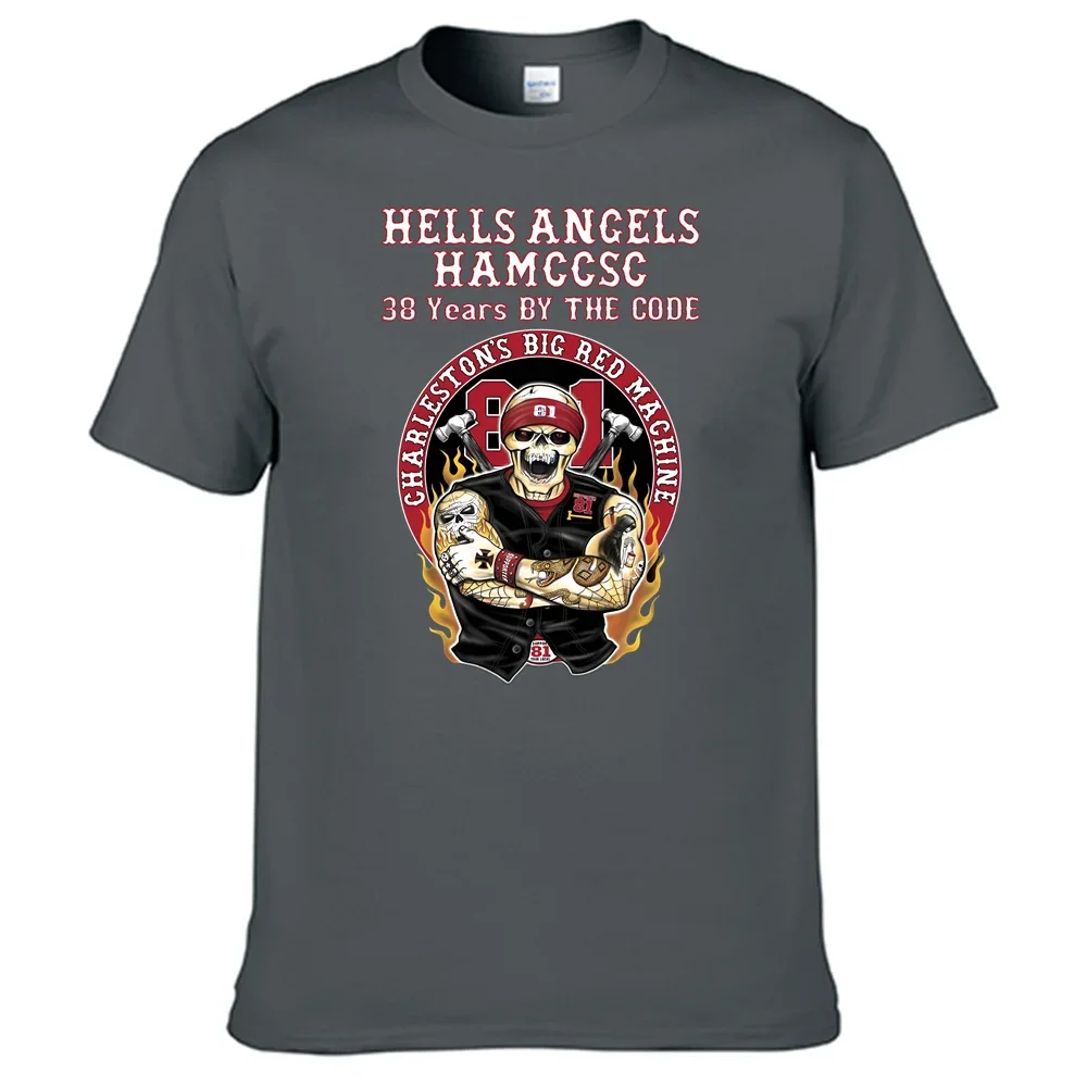 Support 81 Hamccsc Hells Angels T Shirt Unisex 100% Cotton Top Sales Shirt N13