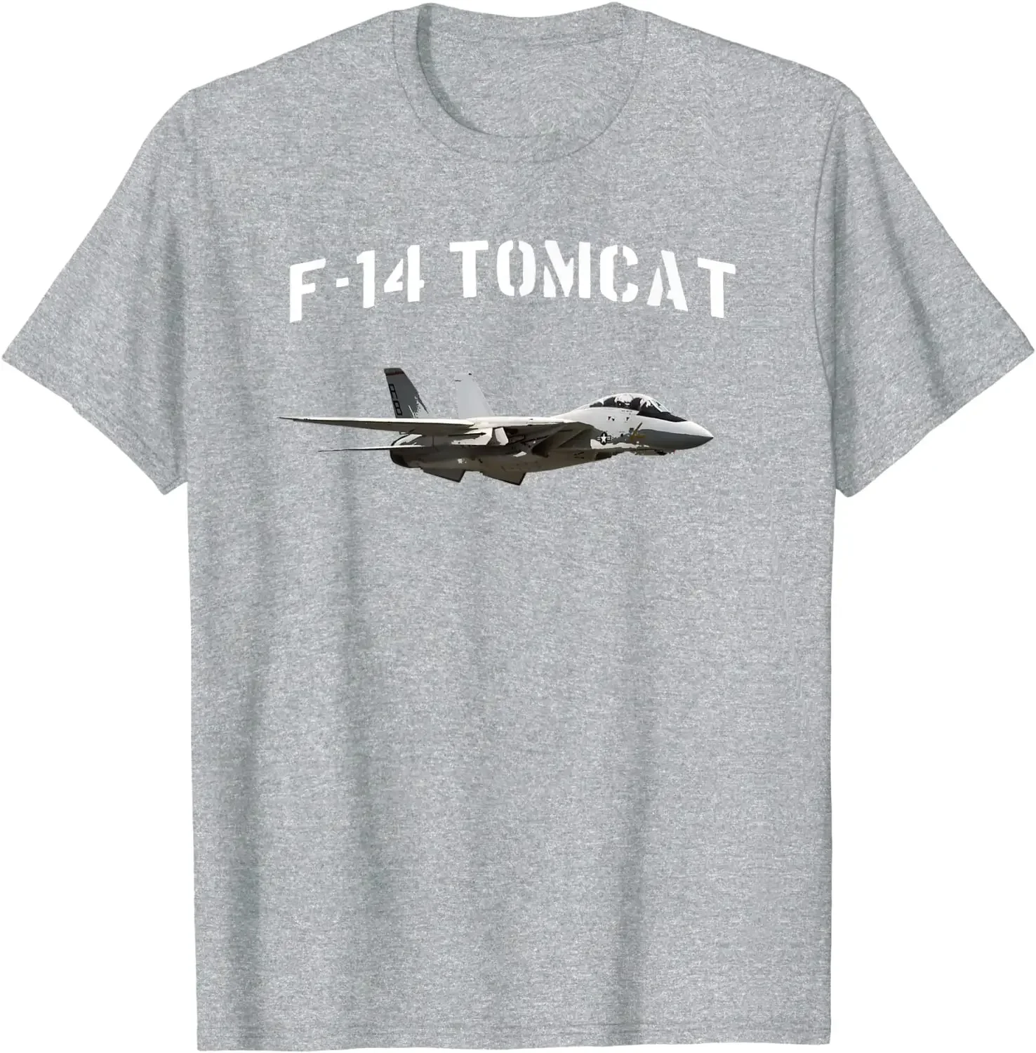 Naval Carrier Aircraft F-14 Tomcat Fighter T-Shirt 100% Cotton O-Neck Summer Short Sleeve Casual Mens T-shirt Size S-3XL