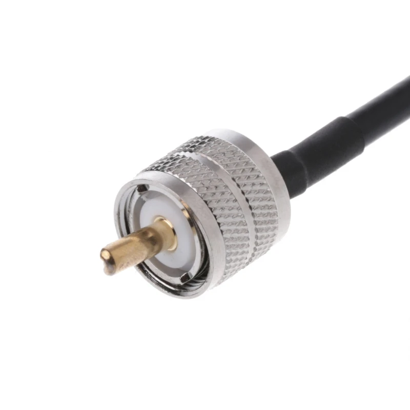 Varón frecuencia ultraelevada PL259 del conector cable coaxial del RF cable en masculino PL259 RG58 5