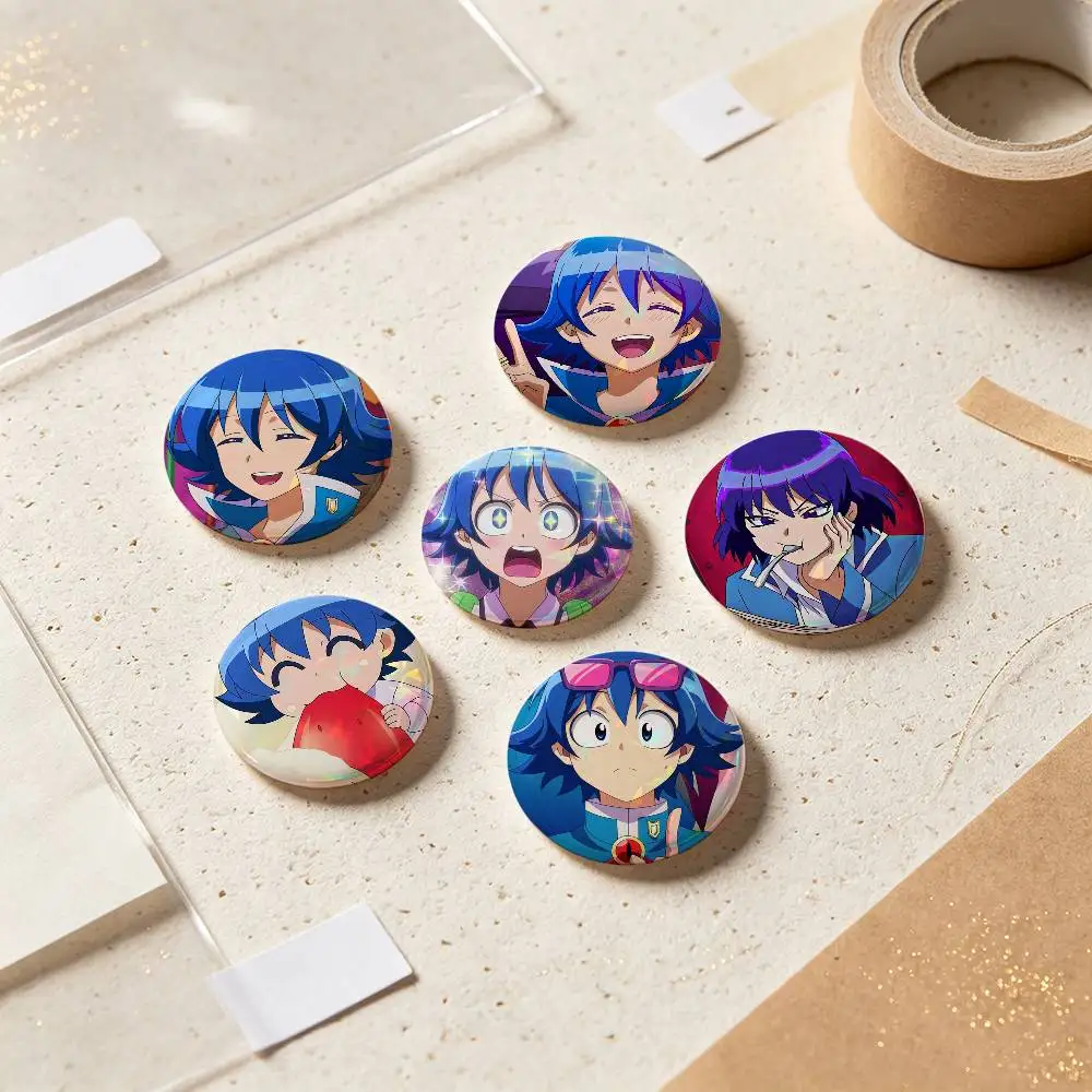 Iruma Suzuki Anime Figure Badges 25 32 44 58 75 Mm Round Cosplay Pin Bag Decor Fans Collect Friends Gifts Brooch Souvenir