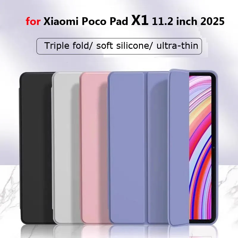 

Case for Xiaomi Poco Pad X1 2025 11.2" Pad8 Pro 8 Pad 2 11 Inch Mini 8.8inch for Redmi K Pad 8.8" PU Leather Case Tablet Cover