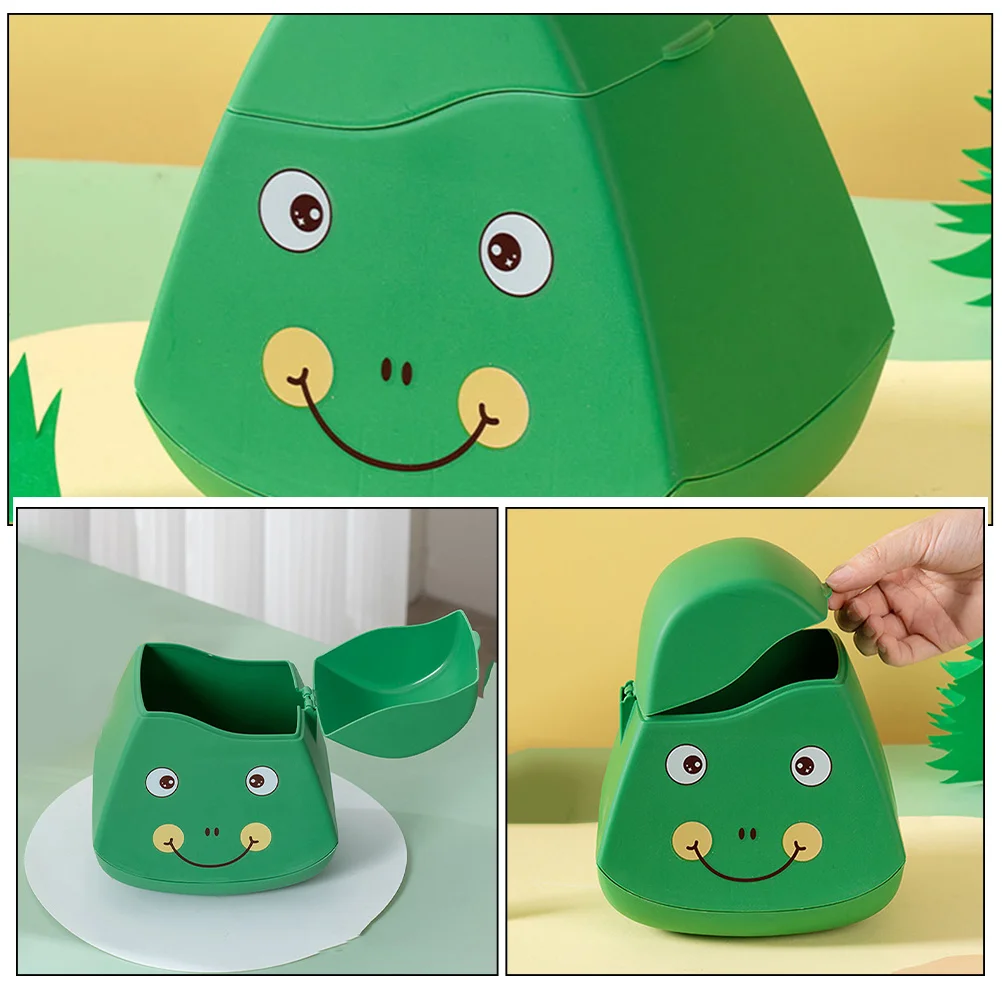 

Small Desktop Trash Can Modern Compact Design for Desk Office Bedroom Easy Clean Plastic Waste Basket Organizer