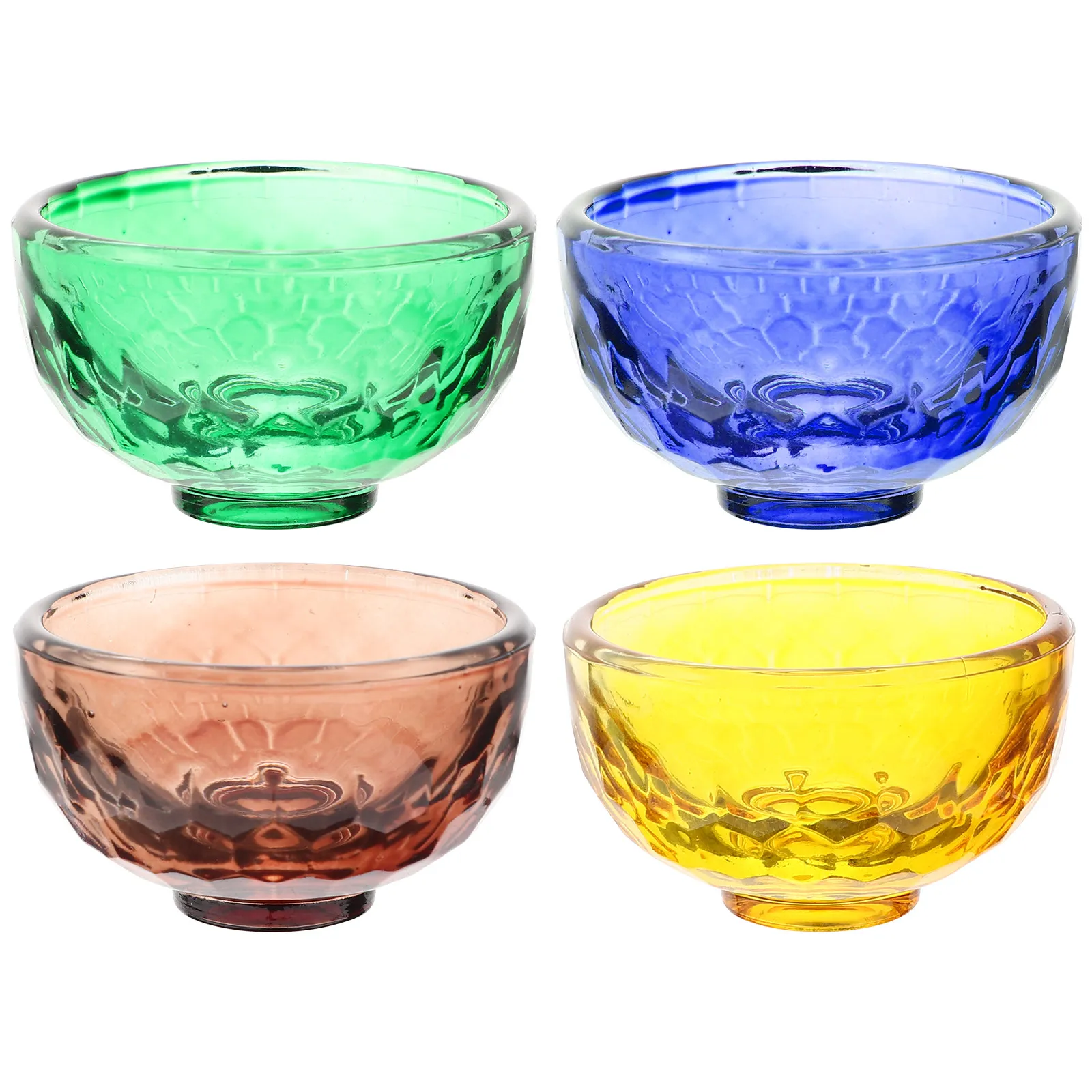 Buddhist Offering Bowls 4 Piece Set Artificial Crystal Water Cups for Temple Home Altar Worship Decor - view 4