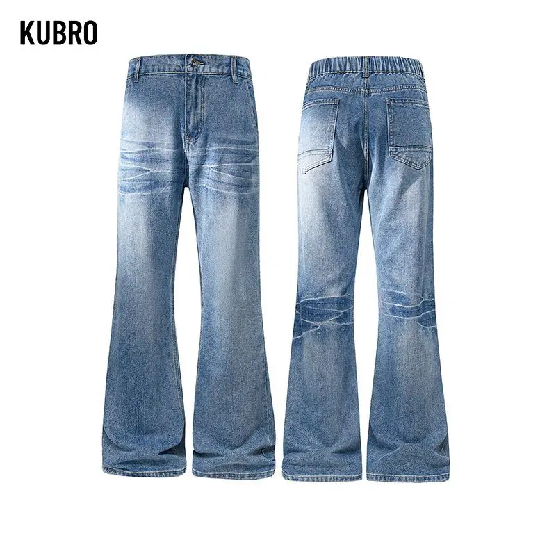 

Retro Denim Pants men's Jeans Loose Straight Casual Trousers Vintage Jeans y2k clothes men's pants Baggy Jeans Man Four Seasons