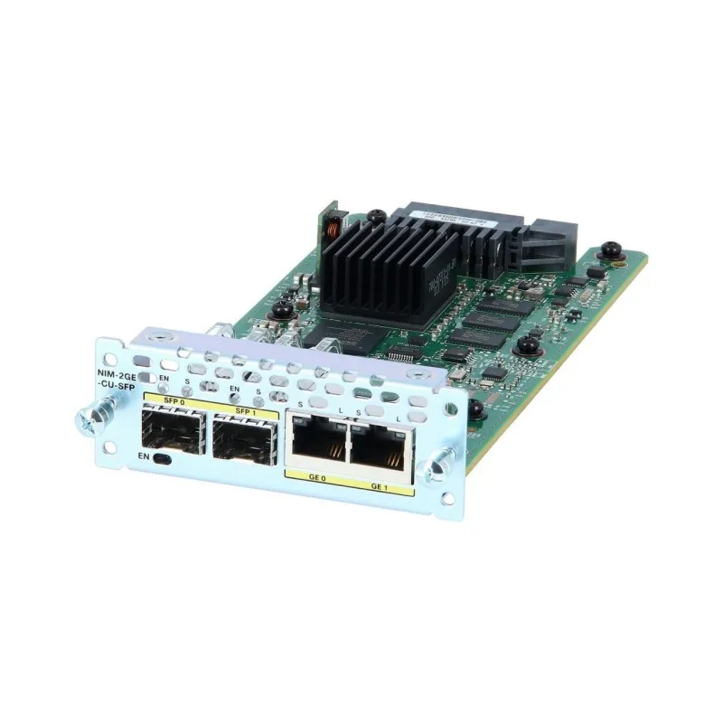 4000 Series Integrated Services Router 2-Port Gigabit Ethernet WAN Modules NIM-2GE-CU-SFP