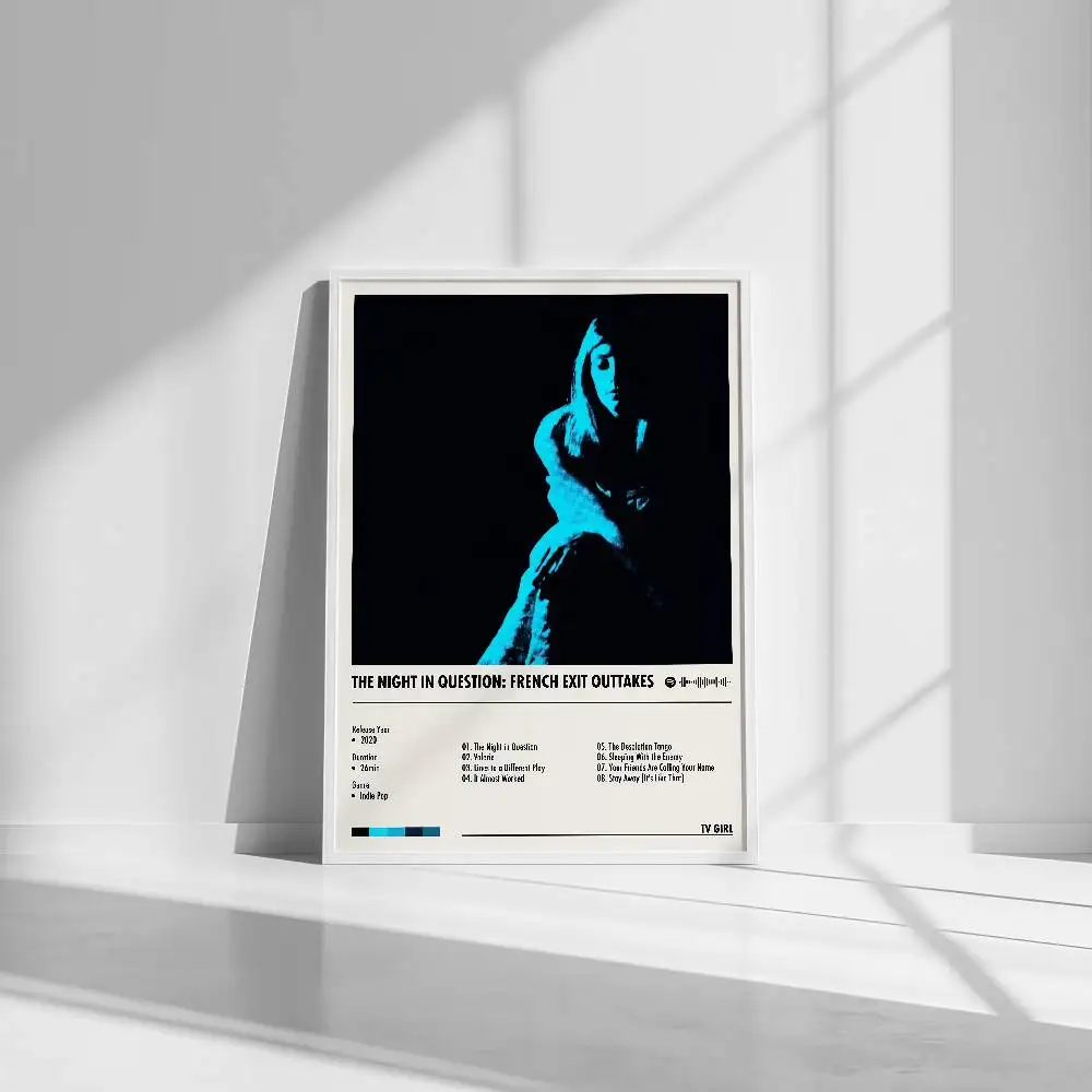 T-TV G-Girl Poster Tracklist Music Album Cover Prints Canvas Painting Wall Art Picture Living Room Home Decor #3