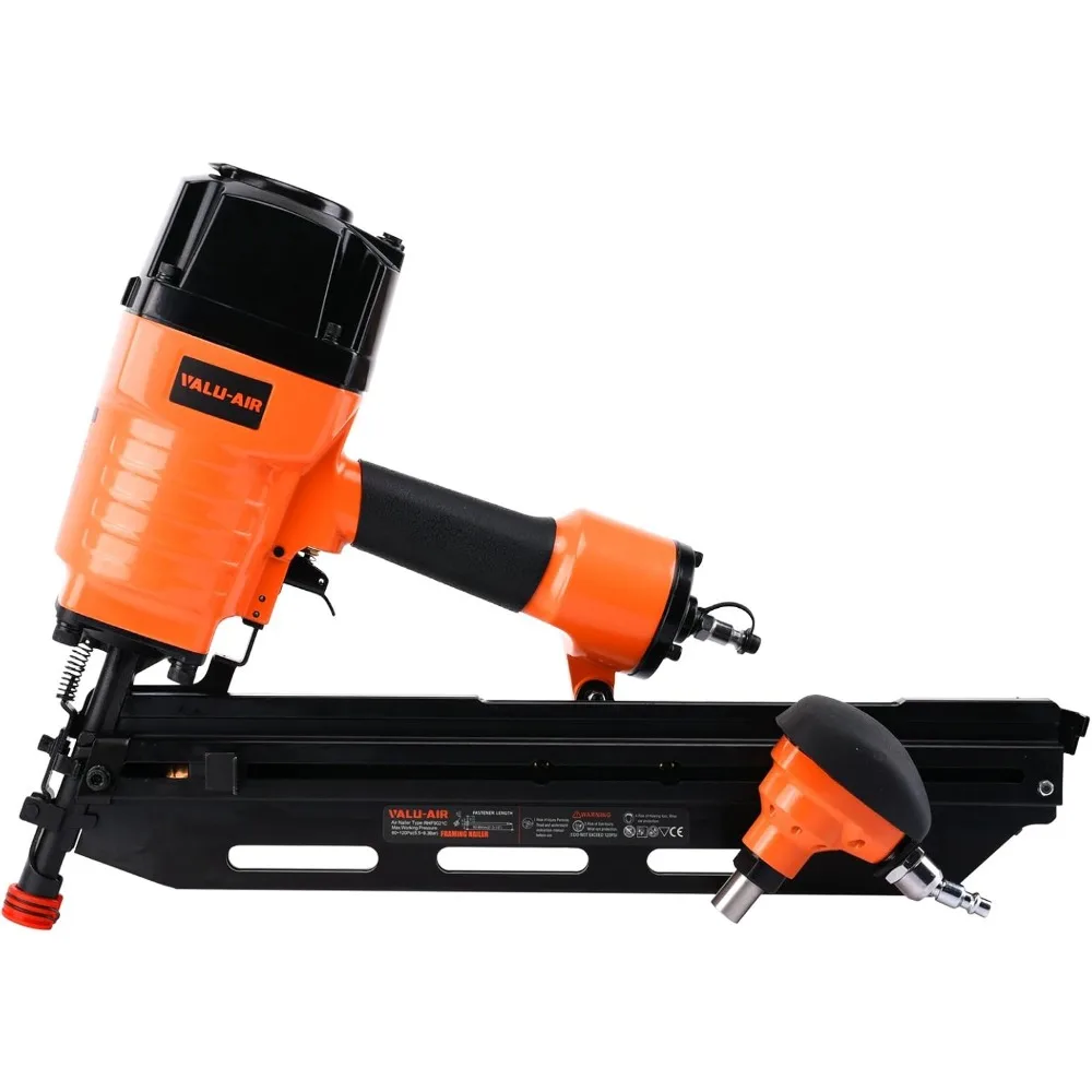 

Valu-Air RHF9021C-PN 21 Degree Full Round Head Framing Nailer 3-1/2" with Palm Nailer