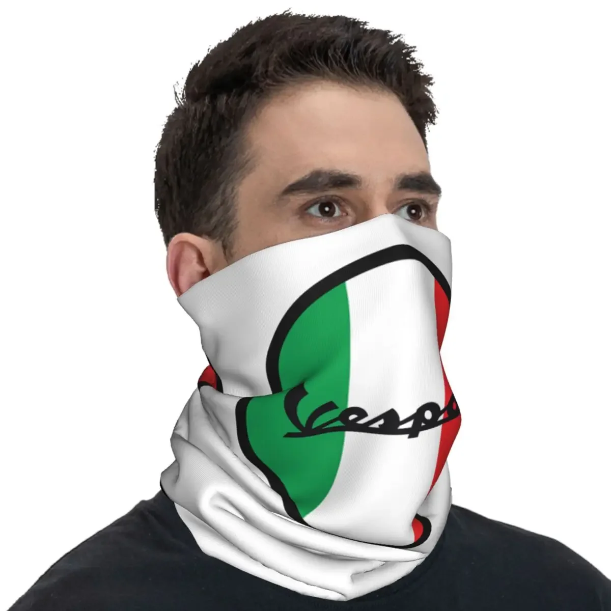 Italy Vespas Balaclava Hiking Camping Motorcycle Bicycle Mask Dustproof Neck Cover Face Cover Mask Spring Retro Scarves