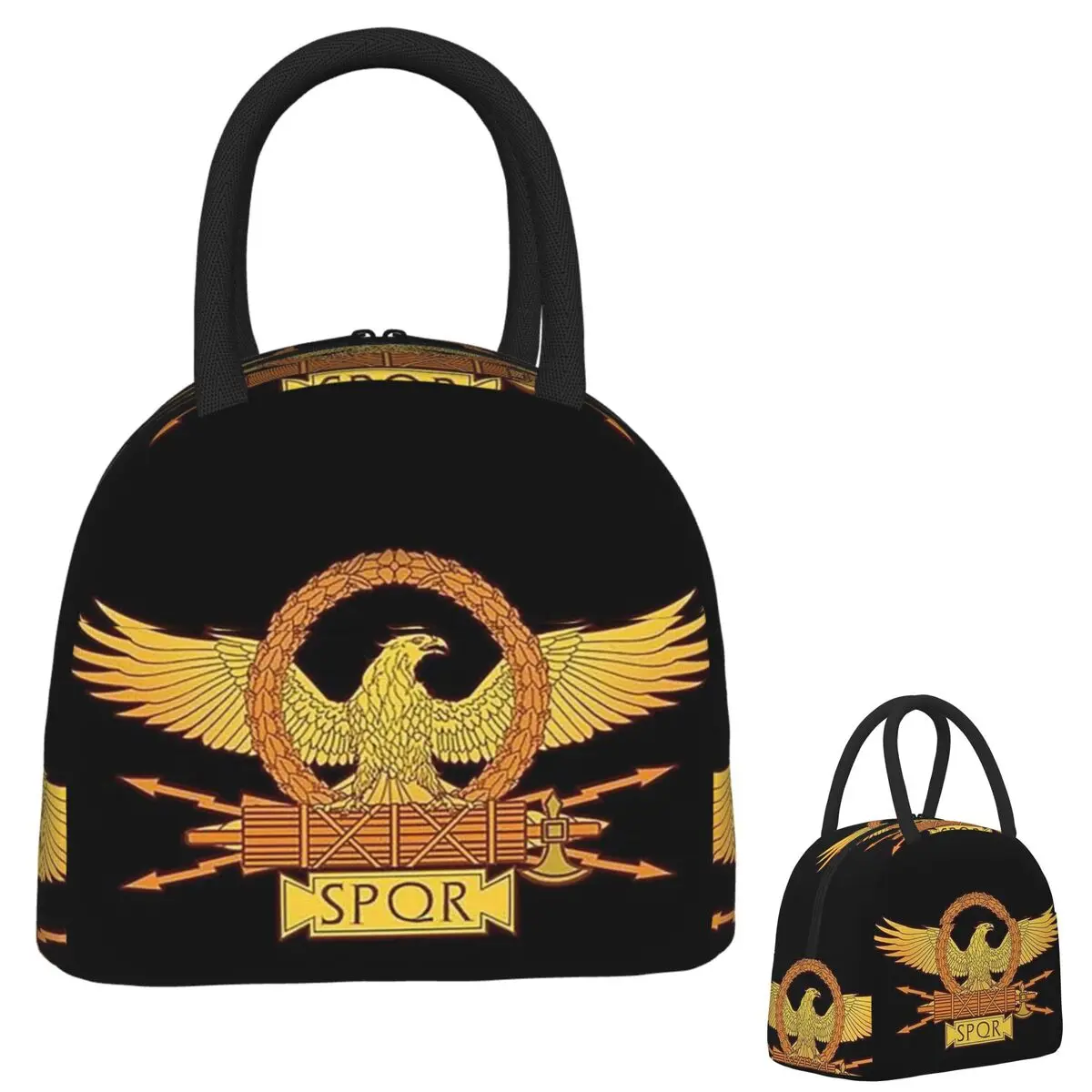 

Ancient Roman SPQR Insulated Lunch Bag for Women Children Portable Food Boxes Thermal Lunch Box Tote