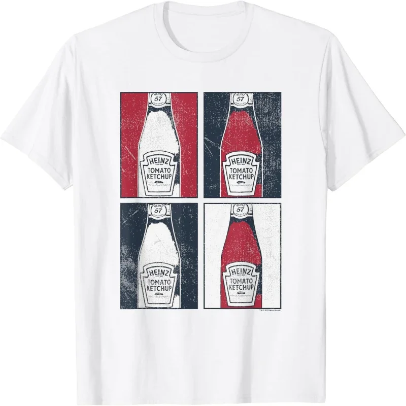 Heinz Tomato Ketchup Vintage Retro Frames Big Chest Poster T-Shirt New Arrival Fashions Comfortable clothes