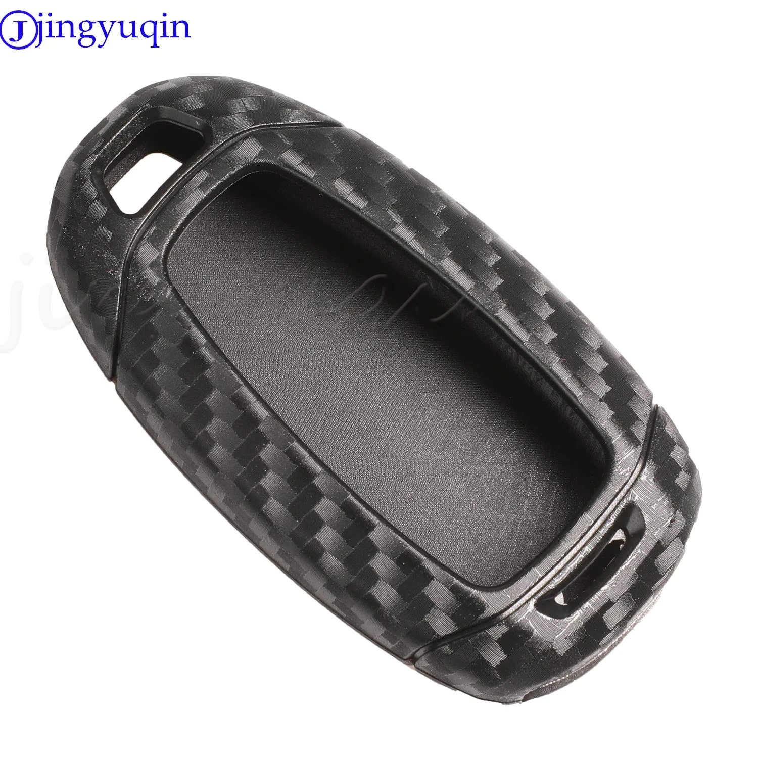 jingyuqin Carbon Fiber Car Remote Key Fob Case Cover For Hyundai i30 i35 i40 Kona Azera Elantra Solaris Grandeur Ig Accent Santa