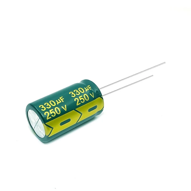 15pcs 250V 330uF Electrolytic Capacitor High Frequency Low ESR Long Life 18x30mm for Power Supply