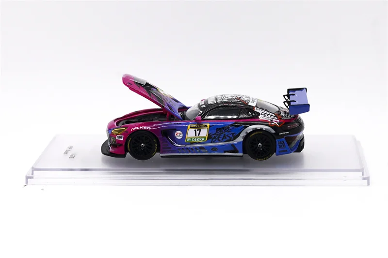 KILO x NZG 1:64 GT GT3 #17 Purple Beast Die-Cast Car Models Gifts