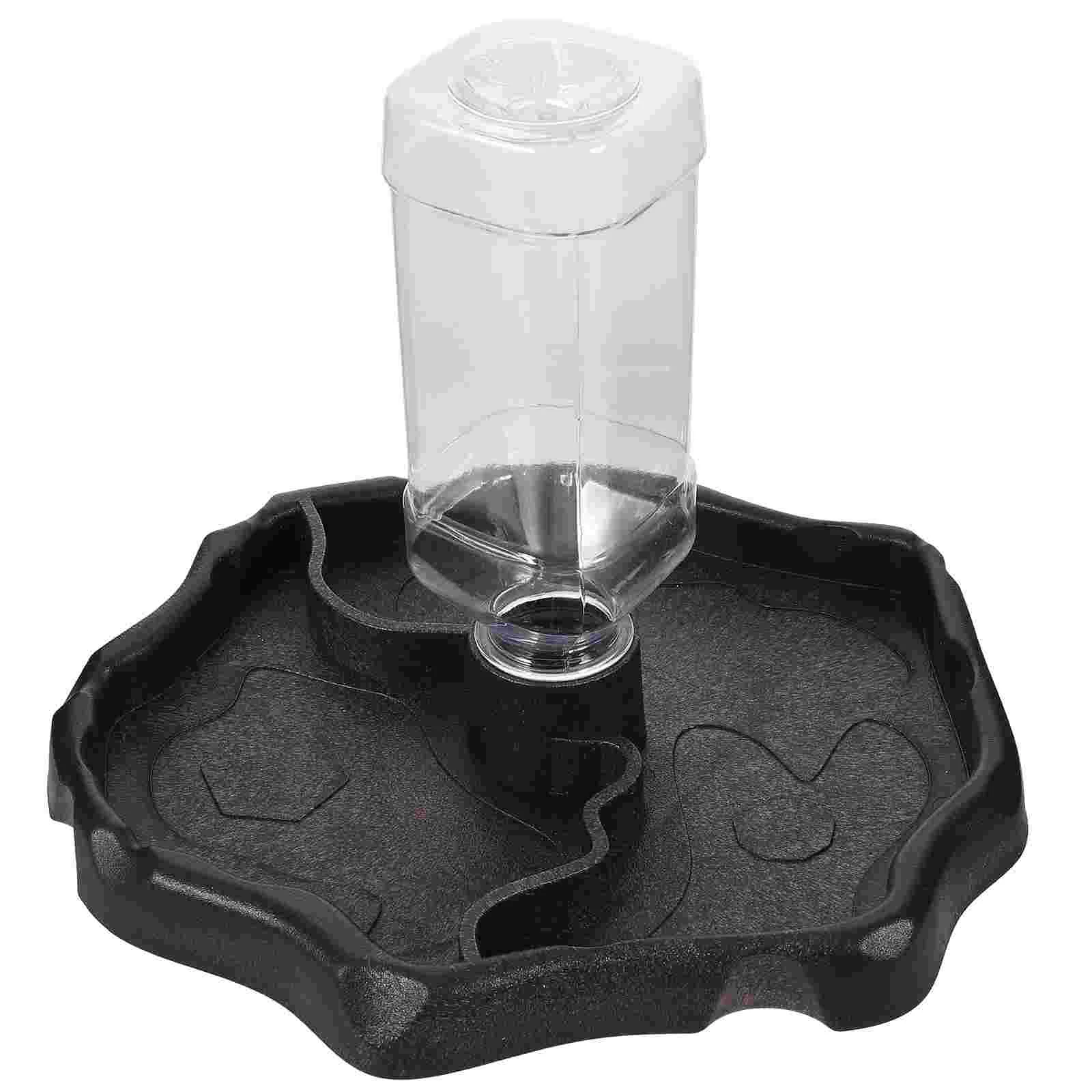

Water Feeder Pet Dispenser Animal Automatic Tortoise Dish with Ramp Water Dish Reptile